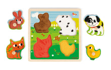 Load image into Gallery viewer, Tactile Puzzle farm animals