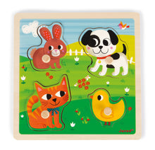 Load image into Gallery viewer, Tactile Puzzle farm animals