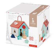 Load image into Gallery viewer, Sophie La Giraffe Shape Sorting House