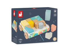 Load image into Gallery viewer, Pull-Along Blocks Cart